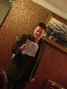 Gareth L Powell reads from Hive Monkey